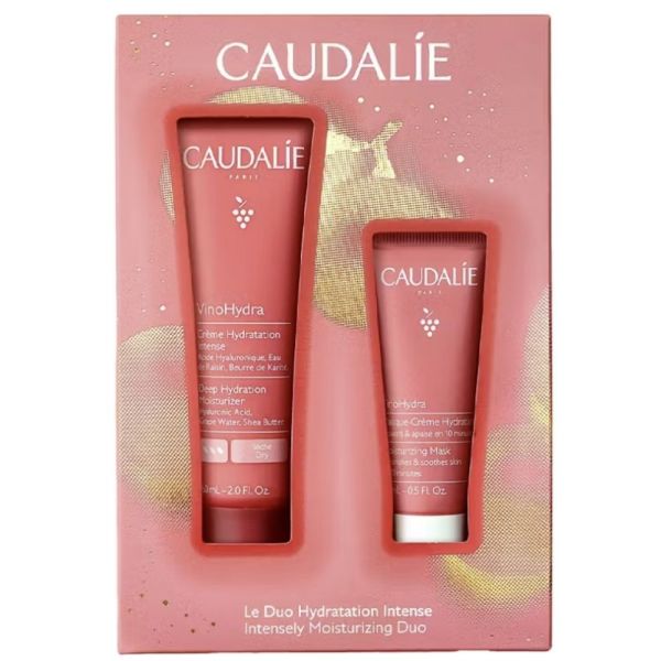 Caudalie - Coffret Noël 2024 Duo hydratation intense - 60ml+15ml