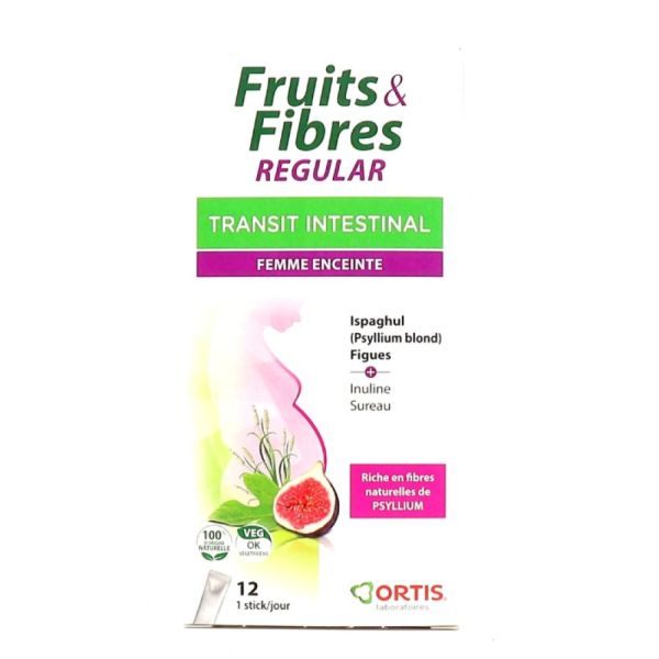 Ortis - Fruits & Fibres Regular - 12 sticks