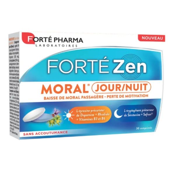 Forté Pharma - Forté zen moral jour/nuit - 30 comprimés