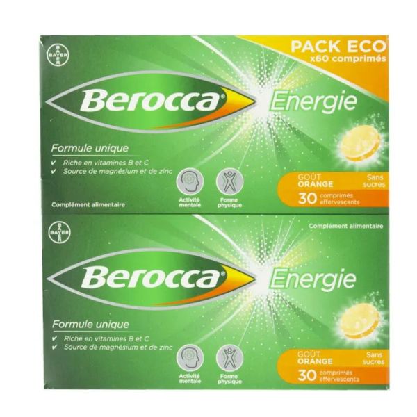 Berocca - Energie - 2x30 comprimés