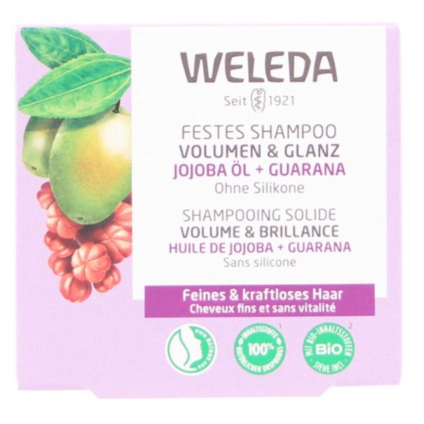 Weleda - Shampooing solide volume & brillance - 50g