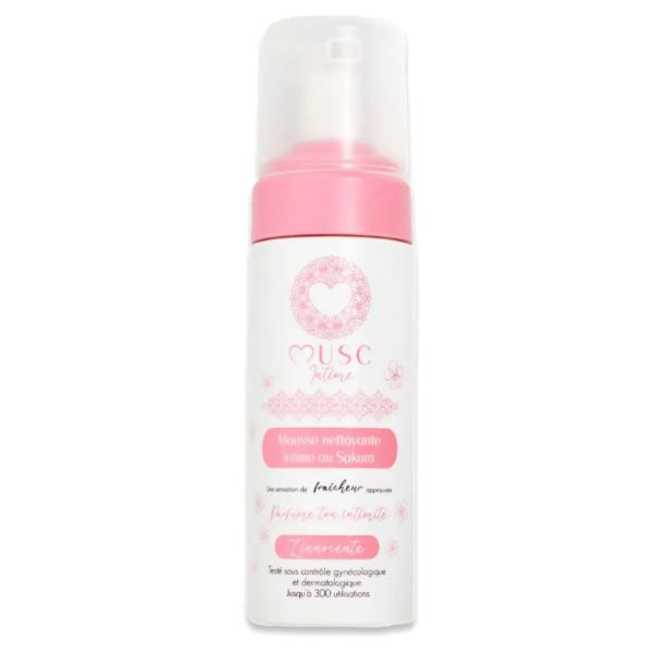 Musc Intime - Mousse nettoyante intime au Sakura - 150ml