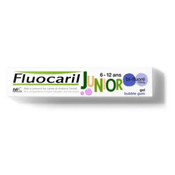 Fluocaril - Dentifrice - Junior - 6/12 ans - Gel Bubble - 75 ml