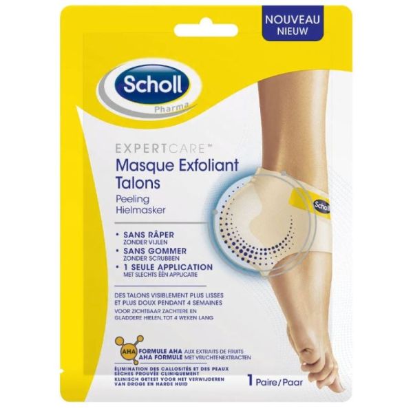 Scholl - Expert care - Masque exfoliant talons