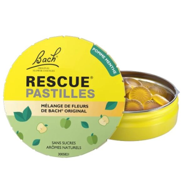 Fleurs de Bach - Rescue Pastille pomme menthe - 50g