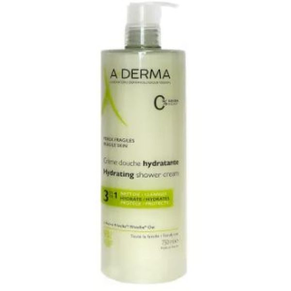 Aderma - Crème douche hydratante 3en1 - 750ml