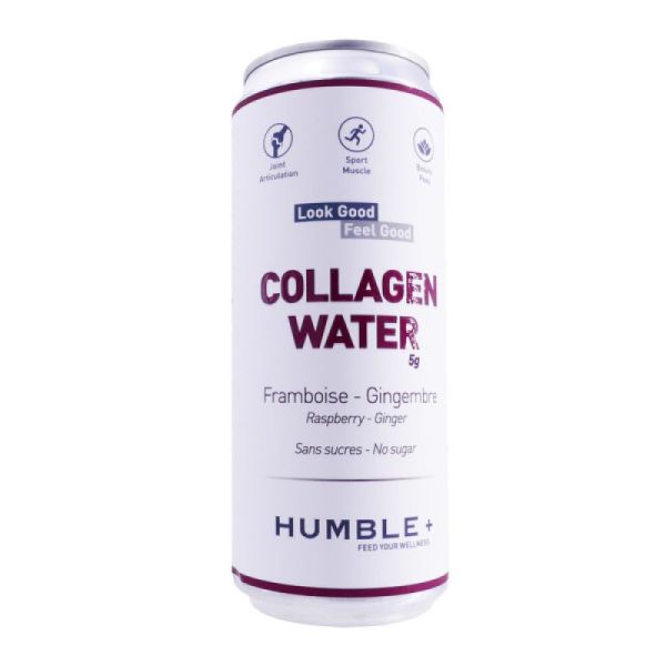 Humble+ - Collagen water framboise gingembre - 330ml