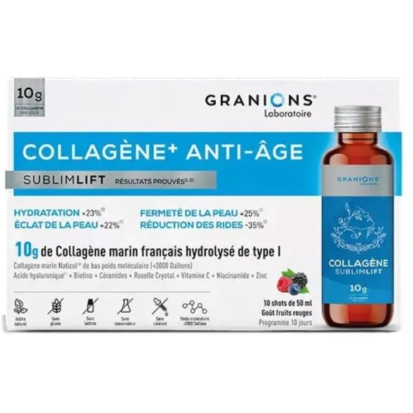Granions - Collagène+ anti âge - 10 shot de 50ml