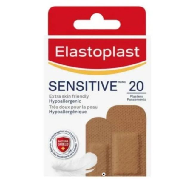 Elastoplast - Sensitive - 20 pansements extra doux