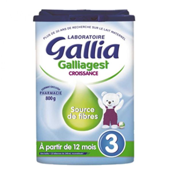 Gallia Galliagest Croissance 3 lait en poudre 800g