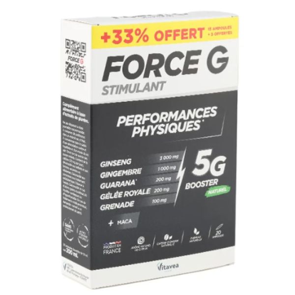 Vitavea - Force G stimulant - 20 ampoules