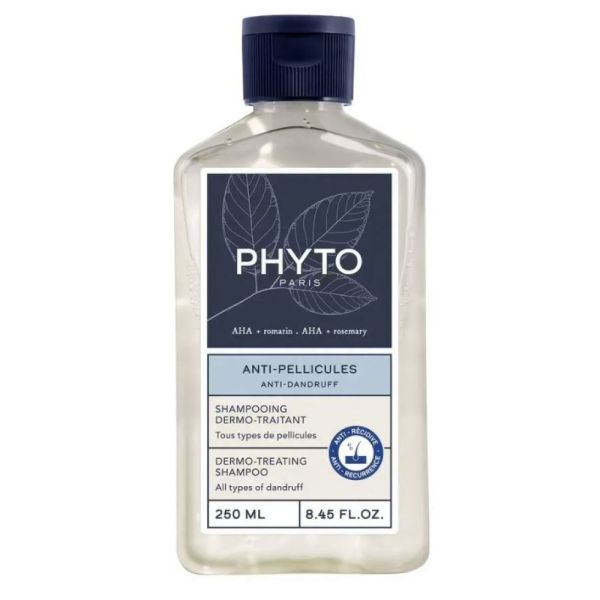Phyto - Shampooing dermo traitant anti pellicules - 250ml
