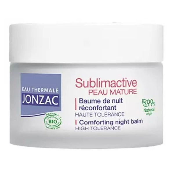 Jonzac Eau Thermale - Sublimactive Peau Mature Baume de Nuit Réconfortant - 50mL