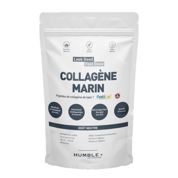 Humble+ - Collagène marin Goût neutre - 300g