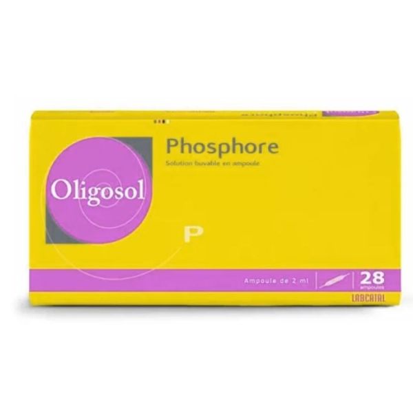 Labcatal - Oligosol phosphore - 28 ampoules