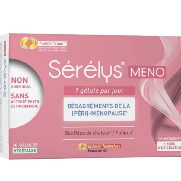 Serelys Pharma - Meno Désagréments de la (péri)-ménopause - 30 gélules