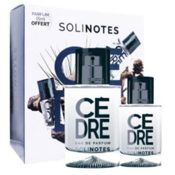 Solinotes - Coffret noël 2024 duo Eaux de parfum Cèdre