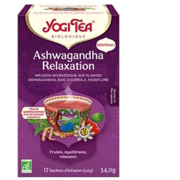 Yogi tea - Infusion  Ashwagandha Relaxation - 17 sachets