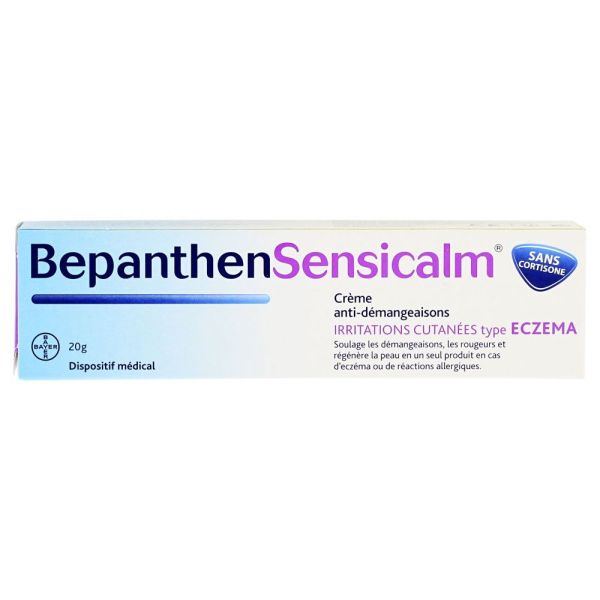Bepanthen Sensicalm crème, irritations cutanées, eczema.