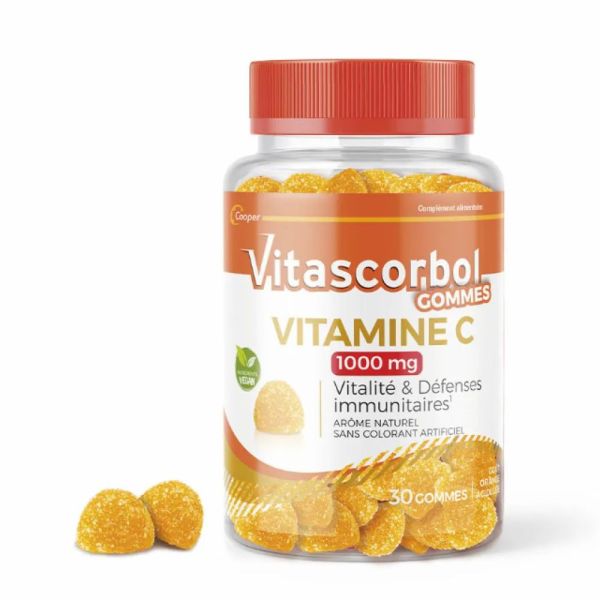 Cooper - Vitascorbol Vitamine C 100mg - 30 gommes