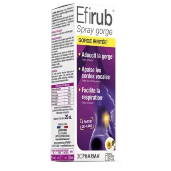 Efirub - Spray gorge - 20 ml