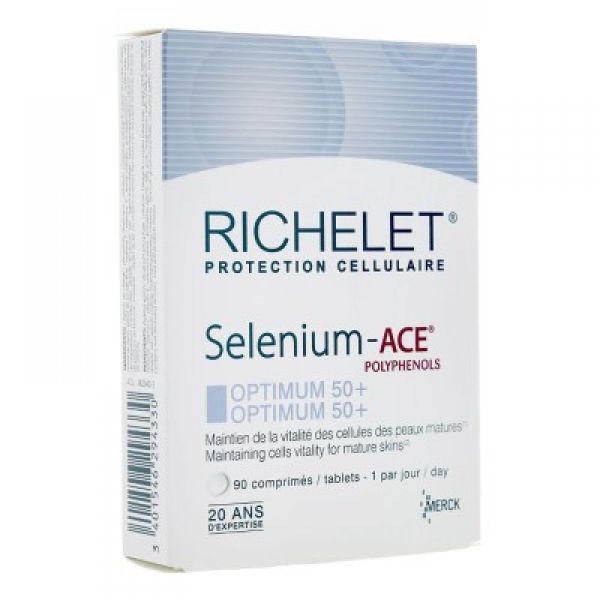 Richelet Protection Cellulaire Selenium - ACE polyphenols Optimum 50+