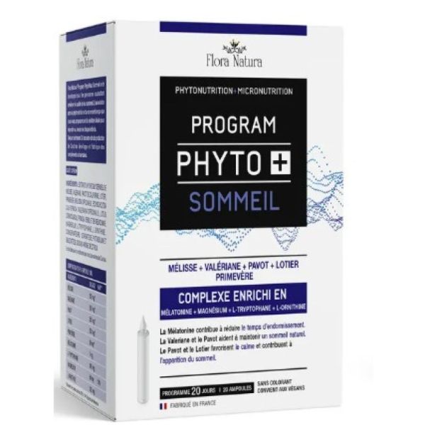 Flora natura - Phyto + sommeil - 20 ampoules