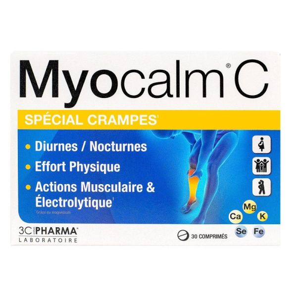 Myocalm C - Spécial crampes - 30 tablets