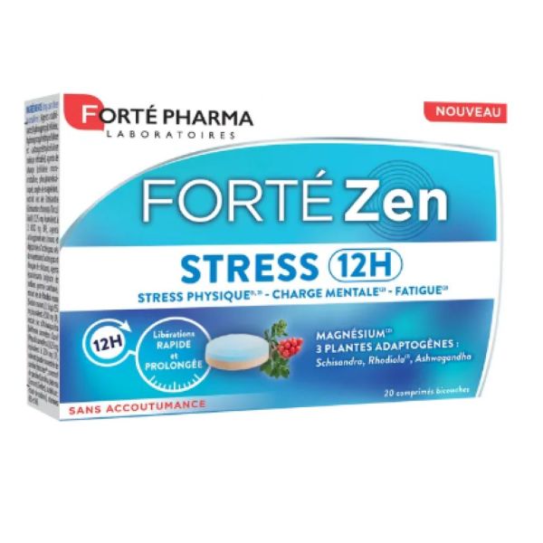 Forté Pharma - Forté Zen stress 12h - 20 comprimés bicouches