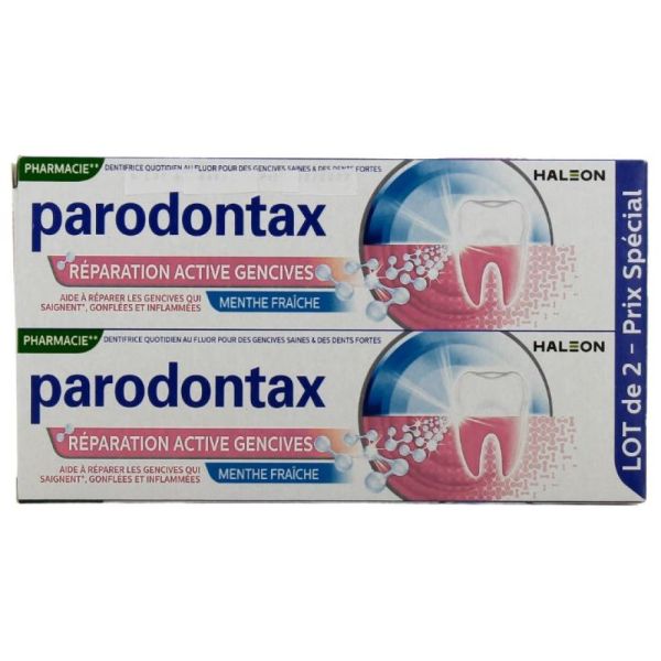 Parondontax - Réparation active gencives - lot de 2