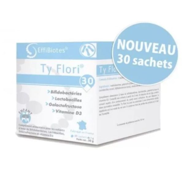 Ty flori - Probiotiques et vitamines D3 - 30 sachets