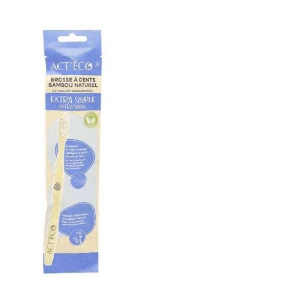 Act'Éco - Brosses à Dents Bambou Extra Souple