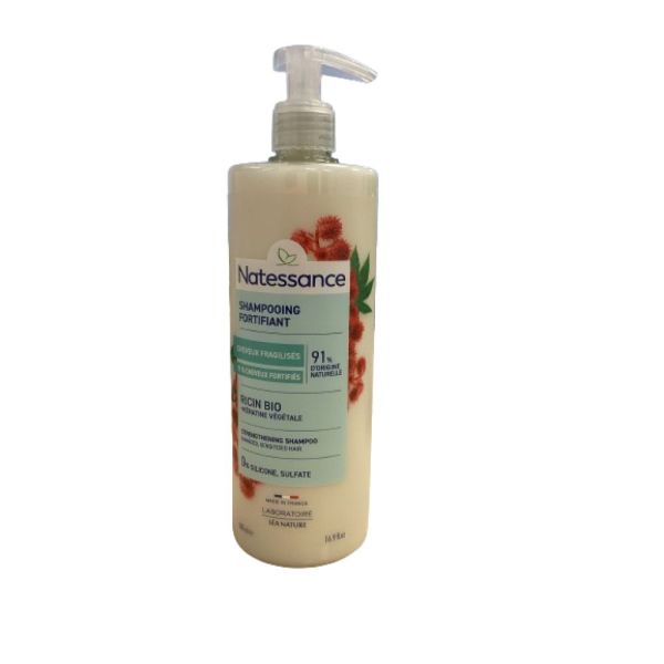 Natessance - Shampooing réparateur fortifiant Ricin - 500ml