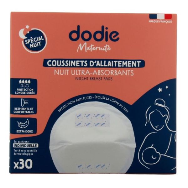 Dodie Allaitement - Coussinets d'allaitement nuit - x30