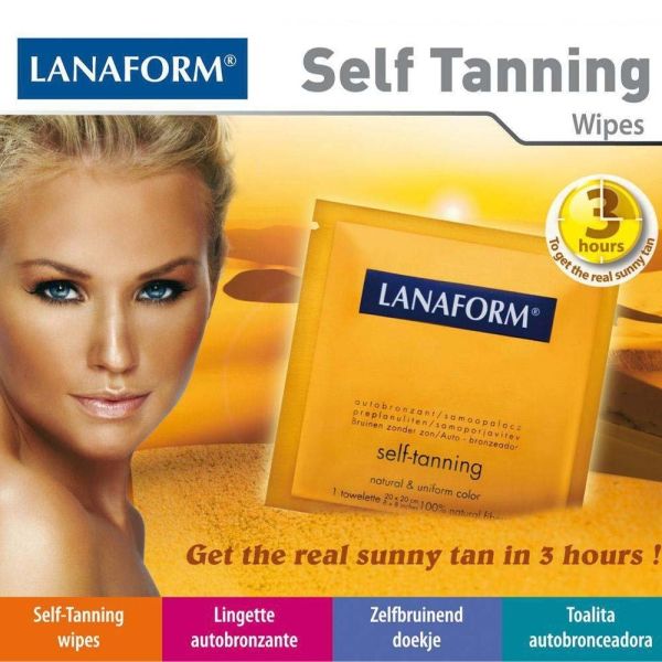 Lanaform - Lingette autobronzante visage et corps - 1 lingette