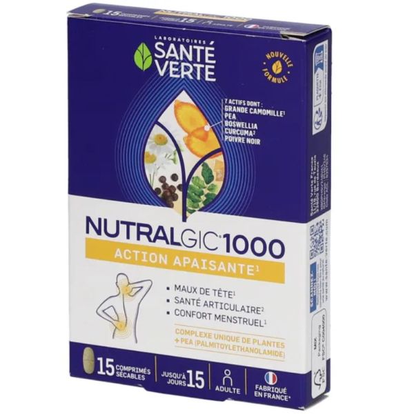 Sante verte - Nutralgic 1000 - 15 comprimés